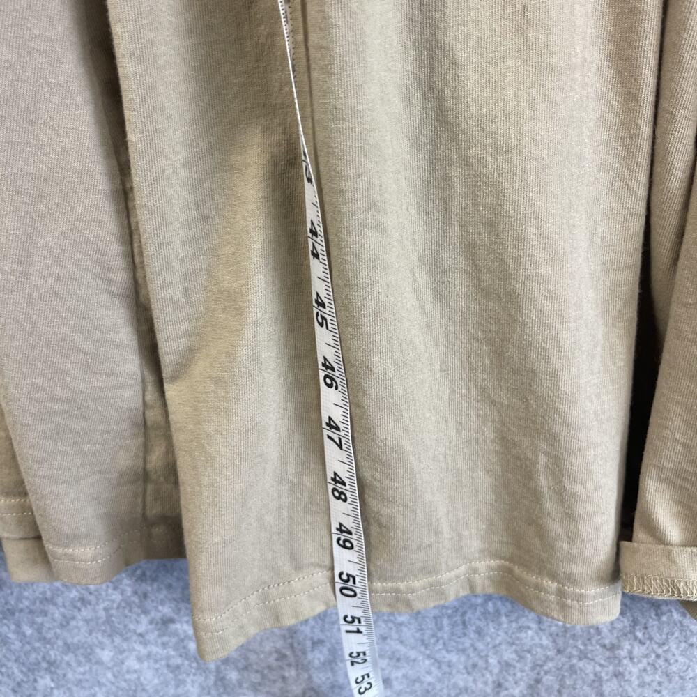 Free People Beach Herron Drop Waist Maxi Dress Womens Large Beige Boho Beach - Picture 9 of 14